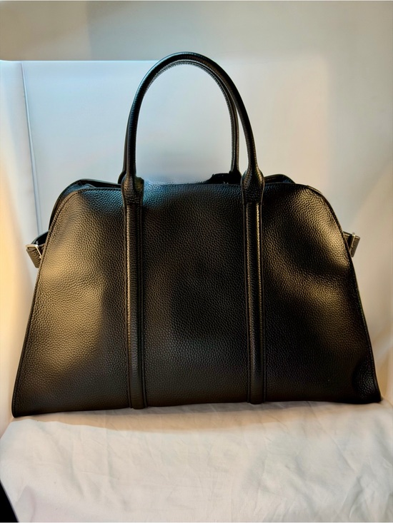Lafudge Handbags - LaFudge Viral Minimalist Ora Boston Cowhide Leather Structure Bag